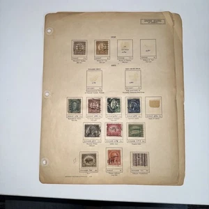 USA 1929-1932 POSTAGE STAMP SMALL COLLECTION 3 PAGES 692 693 694 695 700 701 653 - Picture 1 of 24
