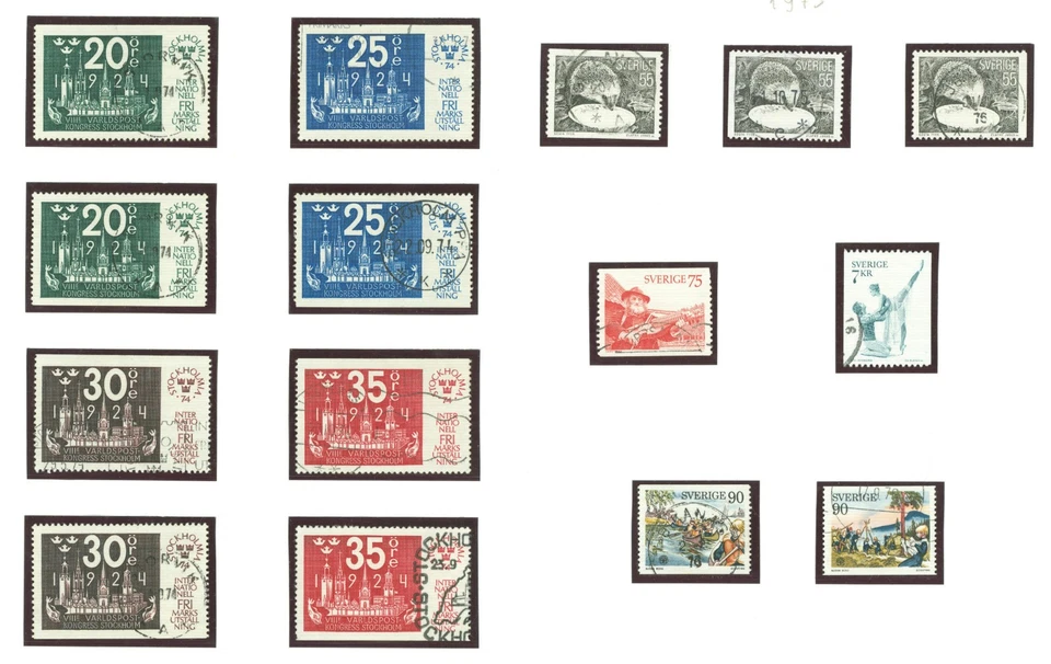 Ballet musical Suecia AG48 usado 15v 1974/75 animales de filatelia exploradores  Foto 1 de 1