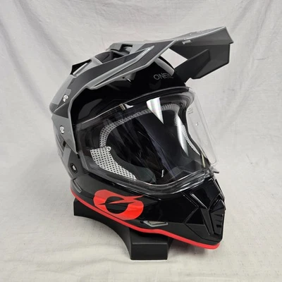 O'Neal Sierra R V.23 Dual Sport Adventure Helmet Grey/Black/Red Large *DISPLAY* Foto 1 de 4