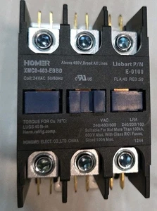 LIEBERT/EMERSON E-0100S SCHÜTZ 3P FLA 40 24V SPULE - Bild 1 von 2