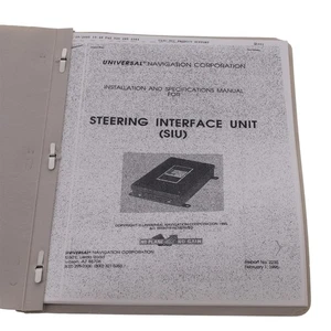 Learjet 35 Universal Nav Corp Steering Interface Unit (SIU) Installation Manual - Picture 1 of 4