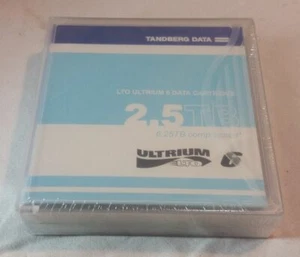 1x Cartucho de datos Tandberg LTO6 2,5/6,25 TB Ultrium 6 nuevo sellado - Imagen 1 de 2