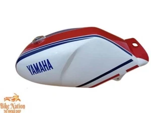 Adatto per Yamaha Rz350 31k YPVS Serbatoio Benzina Acciaio Verniciato Rosso,Blu e Bianco - Foto 1 di 6