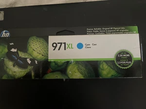 Oryginalny wysokowydajny wkład atramentowy HP 971XL cyjan CN626AM ZAPIECZĘTOWANY Exp 10/2024 - Zdjęcie 1 z 2