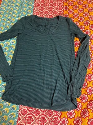 Camisa de algodão manga longa Lululemon sem etiqueta de tamanho - Imagem 1 de 4