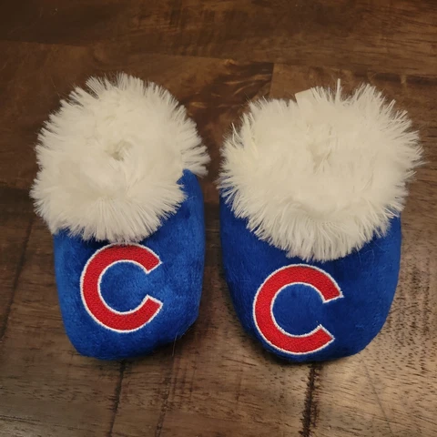 Chicago Cubs MLB Baby Bootie Slippers Infant Baby M forever collectibles Cover