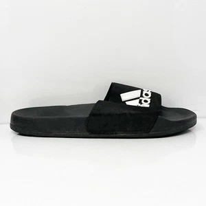 Adidas Boys Adilette Shower G27627 Black Open Toe Slip On Slide Sandals Size 6 - Picture 1 of 12