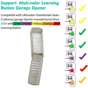 Hot Keypad 893MAX 893LM and 877MAX 877LM Garage Door Opener for Liftmaster - Picture 1 of 14