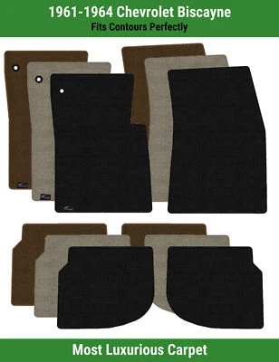 Alfombrillas Lloyd Luxe fila delantera y trasera para Chevrolet Biscayne 1961-1964  Foto 1 de 4