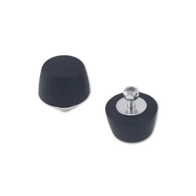 2Sets Black Rubber Bumper Cushion Hood Bump Stop Fits Jeep Wrangler JK 1987-2018 - Image 1 of 3