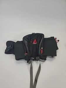 Ultimate Gemini Black Large Hiking Fanny Pack Bottle Holder - Picture 1 of 10