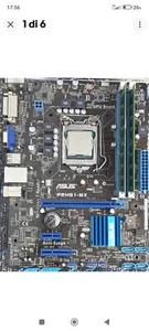 SCHEDA MADRE ASUS P8H61-Mx rev 2.0 SOCKET 1155 CON Processore I3 3220 - Foto 1 di 3