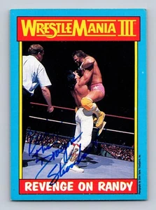 Ricky Steamboat Authentic Autographed 1987 WWF O-Pee-Chee Wrestling Card - Picture 1 of 2