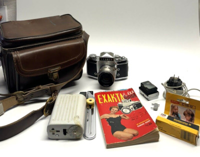 Pentacon Exa 1B Domiplan 50mm F1.8 Camera Set 2 Viewfinders Pentacon Exa 1B Domiplan 50mm F1.8 Camera Set 2 Viewfinders
