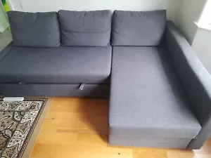 Ikea Friheten Corner Sofa-bed With Storage - Picture 1 of 6