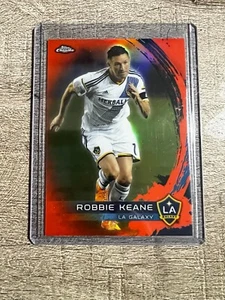 2014 Topps Chrome MLS Autografi Rifrattore Arancione Robbie Keane Auto 51/75 - Foto 1 di 2