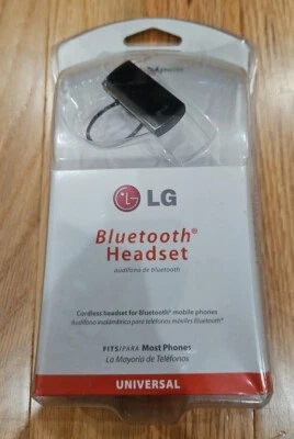 NEW SEALED! Verizon Wireless LG Universal Bluetooth Headset: Model LBT210Z  - Image 1 of 3