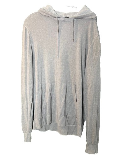Felpa con cappuccio pullover leggera Michael Kors morbida stringata donna taglia XL
