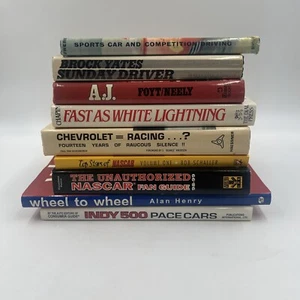 Car Racing Book Lot F1, Nascar, Novels Racing Theamed 9 Books - Picture 1 of 7