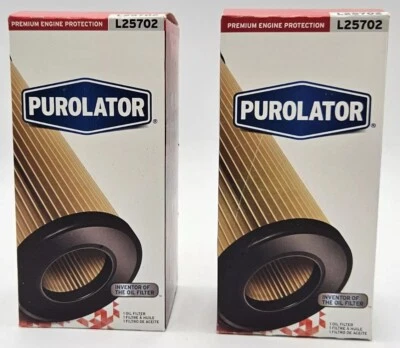 Lote de 2 filtros de aceite de motor Purolator nuevos L25702 Toyota Tundra Lexus SUV camionetas Foto 1 de 4