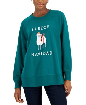 Style & Co. Mujeres Mezcla de Algodón Vacaciones Camiseta Sudadera Camisa Talla 3X Foto 1 de 4