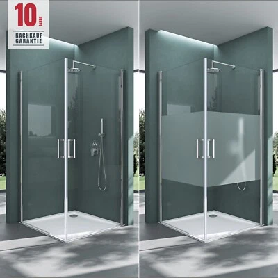 MAI & MAI Duschkabine 90x90 80x80 100x100cm Pendeltür Hebe-/Senk-System H:195cm ESG NANO
