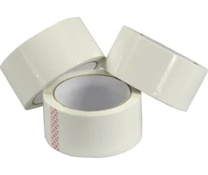 Parcel Tape 48mm x 66mm Low Noise Packing Tape - White (Pack of 36) .. - Picture 1 of 4