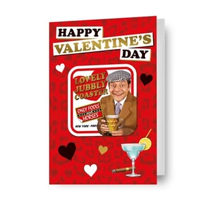 Tarjeta de San Valentín solo locos y caballos con montaña rusa desmontable - Imagen 1 de 6