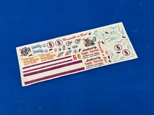 Vintage AMT 1963 Chevy Pickp Truck KD-13 6385 Model Kit Decal Sheet Original - Picture 1 of 7