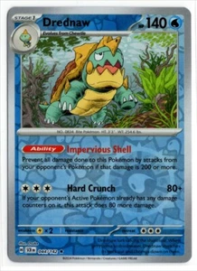 Pokemon Stellar Crown Reverse Holo 044/142 Drednaw - Bild 1 von 2
