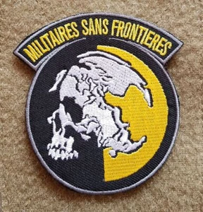 PARCHE DE BUCLE DE GANCHO METAL GEAR SOLID MGS PEACE WALKER MILITARES SIN FRONTERAS - Imagen 1 de 6
