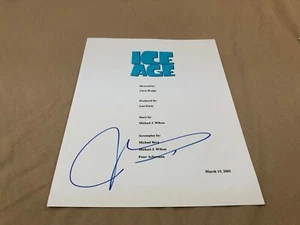 JOHN LEGUIZAMO SIGNED AUTOGRAPHED ICE AGE FULL MOVIE SCRIPT SID DISNEY - Picture 1 of 3