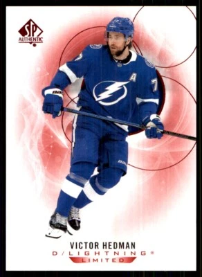 2020-21 SP Authentic Limited Victor Hedman #3 - Image 1 of 2