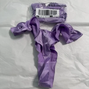 Silky Soft Victoria Secret Satin Flutter Thong Panties - Picture 1 of 3