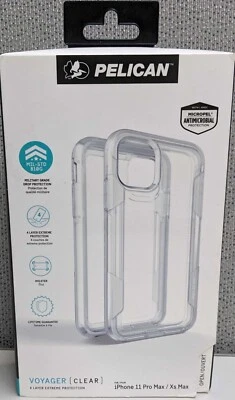 Funda transparente resistente Pelican Voyager + funda para iPhone 11 Pro Max / Xs Max 6,5" Foto 1 de 4