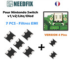 7 PCS - Filtres EMI Port USB-C pour Nintendo SWITCH - 4 pins - small & big