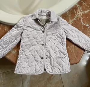Burberry Girls quilted diamond Jacket size 4y nova check lining - Picture 1 of 10