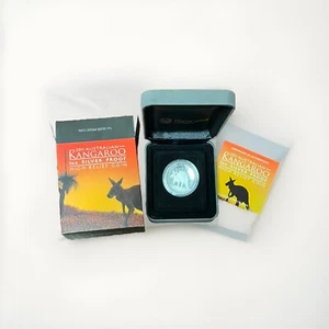 2011 Australian Kangaroo 1oz Silver Proof High Relief Coin - Picture 1 of 3