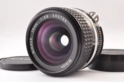 Nikon Ai-s Ais NIKKOR 28 mm f/2,8 MF gran angular de JAPÓN "Casi como nuevo" #25023 Foto 1 de 4