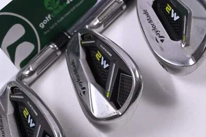 Taylormade M2 2017 Irons / 8-PW+AW+SW / Regular Flex Reax Steel 88 Shafts - Picture 1 of 7