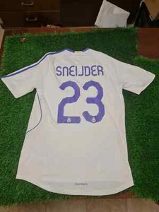 Camiseta Adidas Real Madrid Wesley Sneijder 2008 local talla M/L camiseta - Imagen 1 de 9
