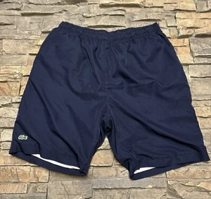 Lacoste sport Boys Tennis Shorts Sz 16 Lined Blue Pockets GJ8636 - Picture 1 of 8