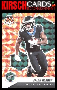 Jalen Reagor 2021 Panini Mosaic #164 Prizm Reactive Orange Philadelphia Eagles - Picture 1 of 2