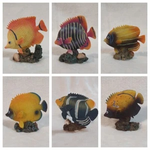 Coastal Collection Tropical Fish Figurines Multiple Colors Available - Picture 1 of 23