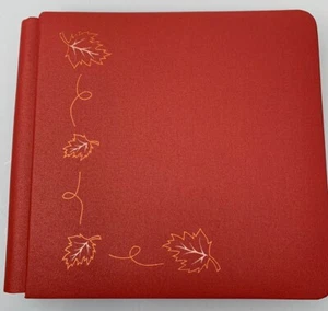 New Creative Memories Scrapbooking Album 7 x 7 Album Fall Leaves Rust With Pages - Picture 1 of 7