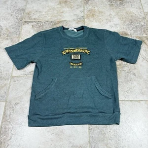 Karl Kani Vintage S/S Sweater Men’s Large Green Hip Hop 2Pac Biggie 90s - Picture 1 of 8
