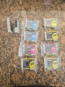 10 Epson 98 High Capacity Ink Cartridges Black & Color T098120-BCS - Afbeelding 1 van 1