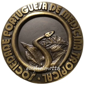 SOCIETÁ MEDICINA TROPICALE CONGRESSO 1973 MEDAGLIA PORTOGALLO - Bild 1 von 2