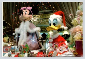 Tokio Disneyland Feliz Navidad Mágica con Minnie Mouse y Donald 1987 Postal - Imagen 1 de 2