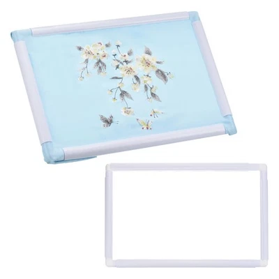 Embroidery Hoops Frame Plastic Clip Frame for Art Craft Sewing 11" x 17" - Image 1 of 4